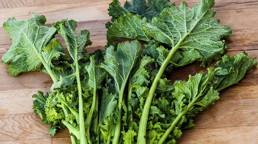 Cime di rapa al cartoccio